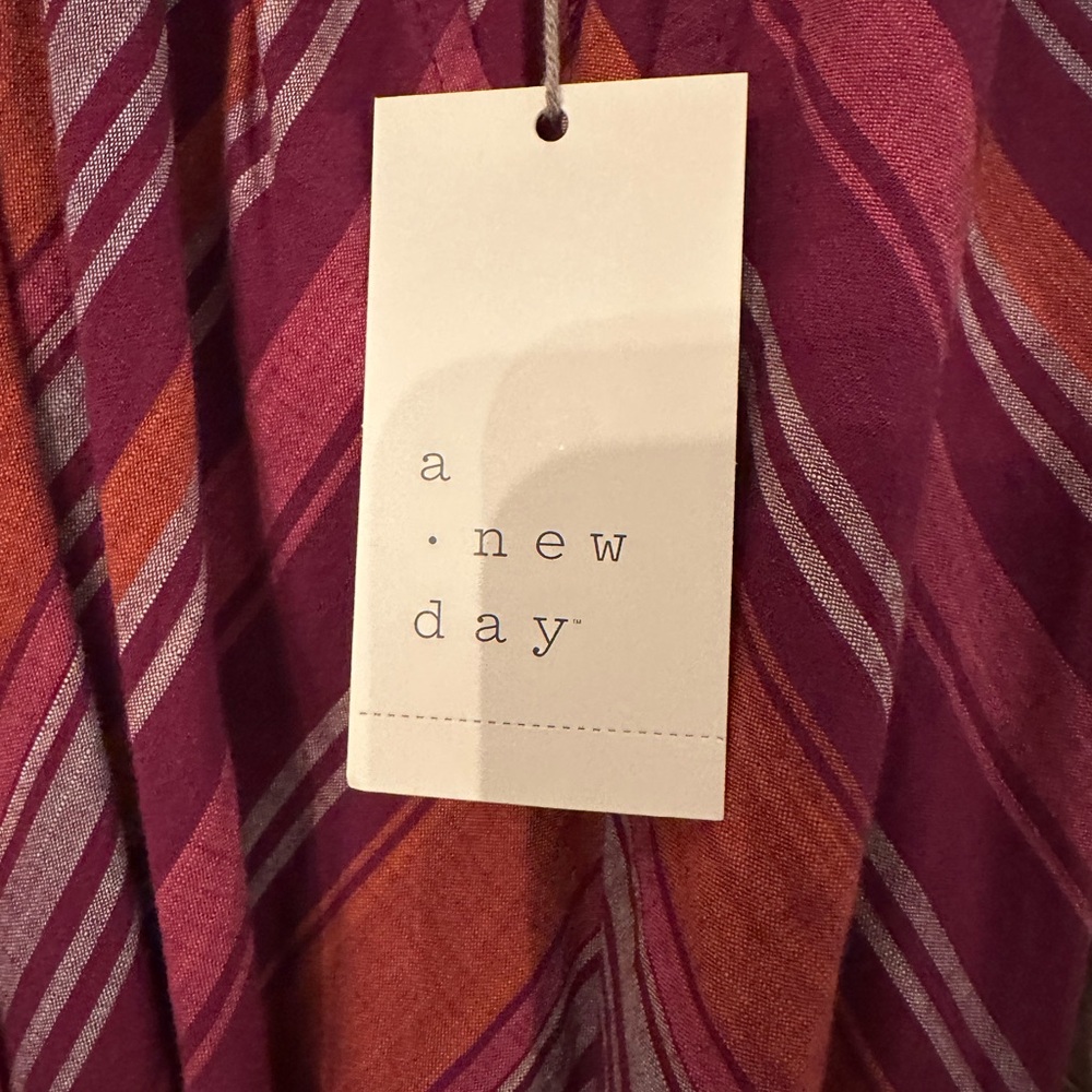 A New Day Tie Waist Striped Dress NWT
SZ M - Picture 2 of 5